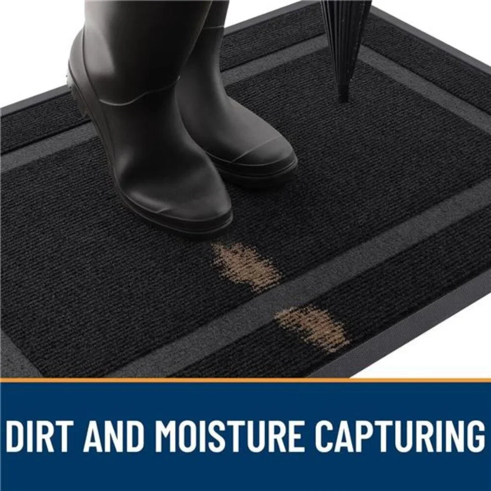 Front Door Mat Indoor Outdoor Entrance,Waterproof All-Season,All-Weather Doormat